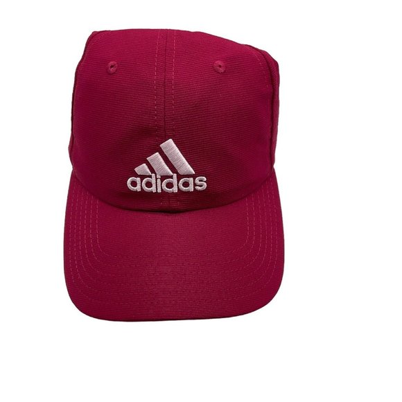adidas Other - Adidas Fairway Collection Men's Golf Relaxed Strapback Hat Burgundy